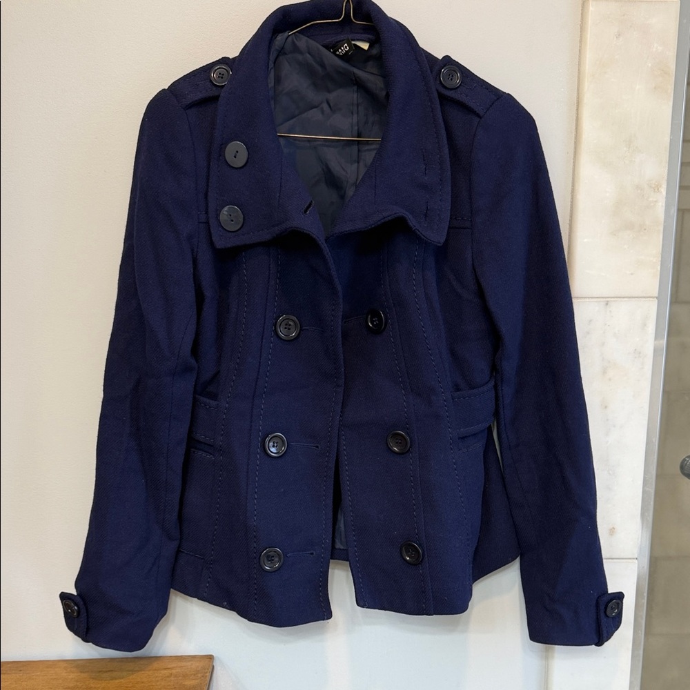 H&M | Navy Pea Coat